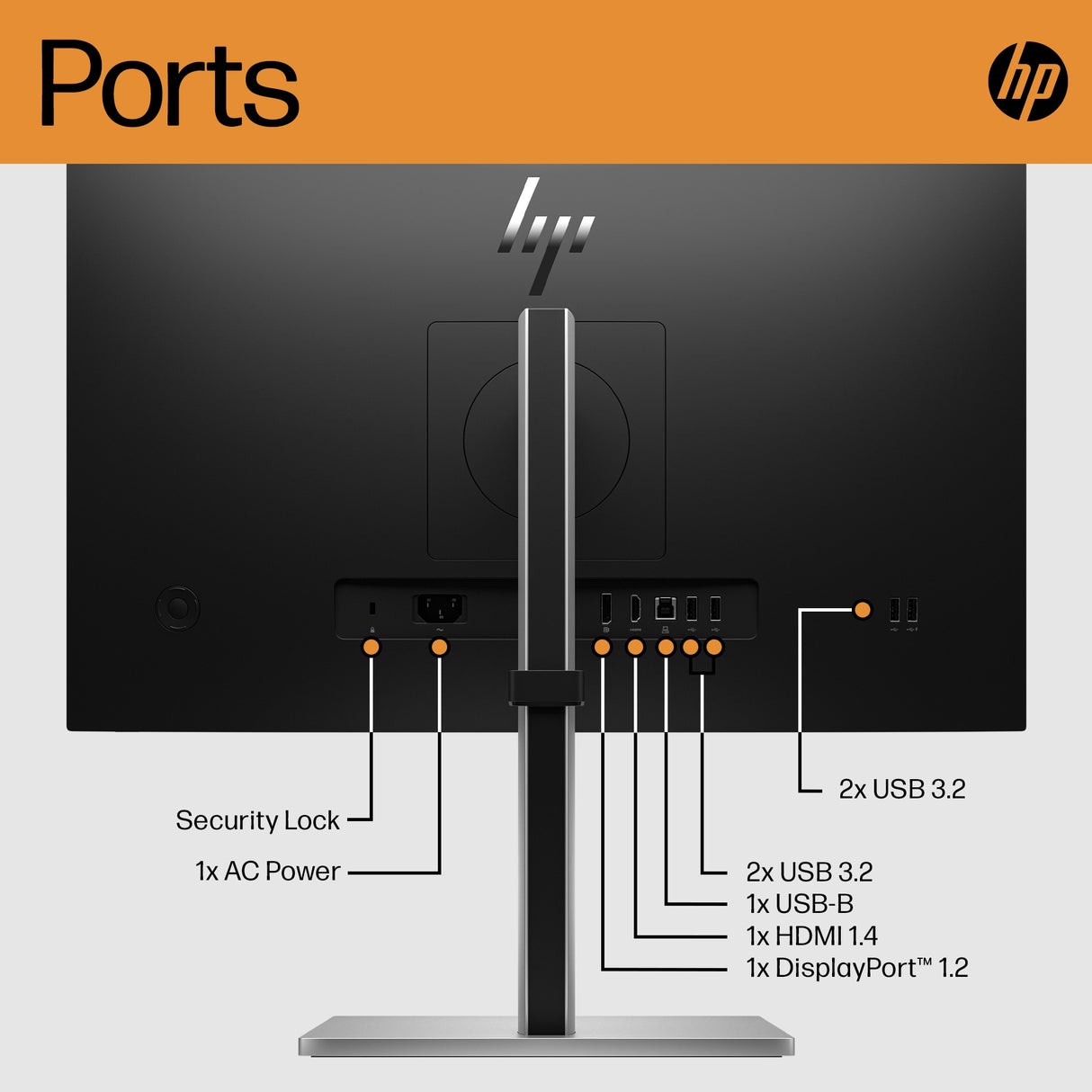 HP E-Series E24 G5 FHD Monitor