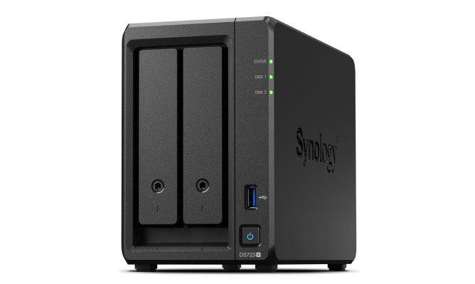 Synology DiskStation DS723+ NAS/storage server Tower AMD Ryzen R1600 2 GB DDR4 DiskStation Manager Black