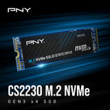 PNY CS2230 M.2 500 GB PCI Express 3.0 3D NAND NVMe