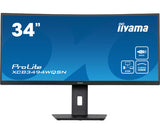 iiyama ProLite XCB3494WQSN-B5 LED display 86.4 cm (34") 3440 x 1440 pixels UltraWide Quad HD Black