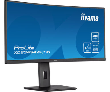 iiyama ProLite XCB3494WQSN-B5 LED display 86.4 cm (34") 3440 x 1440 pixels UltraWide Quad HD Black