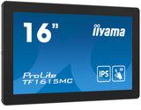 iiyama ProLite TF1615MC-B1 computer monitor 39.6 cm (15.6") 1920 x 1080 pixels Full HD Touchscreen Black