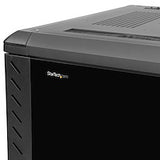 StarTech.com 4-Post 22U Server Rack Cabinet, Lockable 19" Data Rack Cabinet for Computer / AV / IT Equipment, Office / Home Network Rack with Casters & Adjustable Mounting Rails