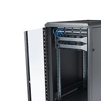 StarTech.com 4-Post 22U Server Rack Cabinet, Lockable 19" Data Rack Cabinet for Computer / AV / IT Equipment, Office / Home Network Rack with Casters & Adjustable Mounting Rails