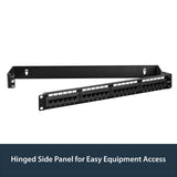 StarTech.com 1U 19in Hinged Wall Mounting Bracket for Patch Panels