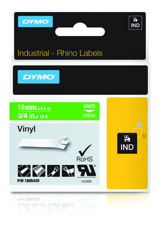 DYMO IND Vinyl Labels