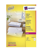 Avery L7163-250 addressing label White Self-adhesive label