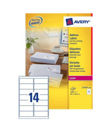 Avery L7163-250 addressing label White Self-adhesive label