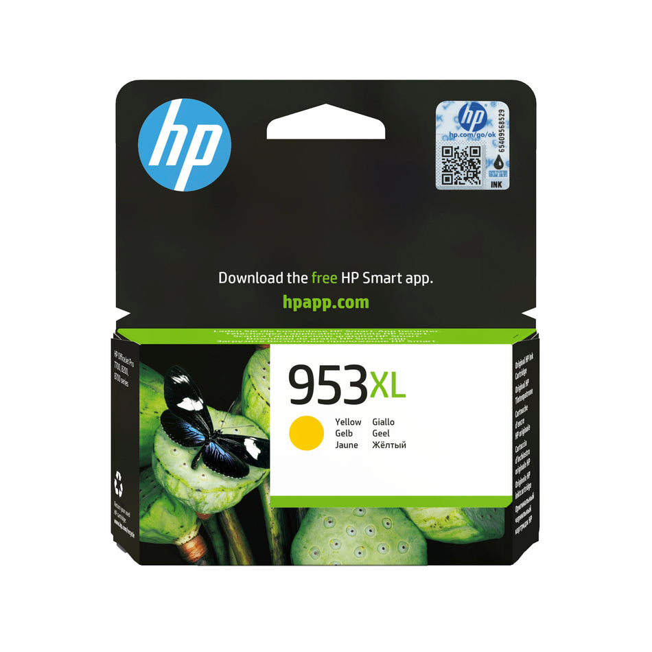 HP 953XL High Yield Yellow Original Ink Cartridge