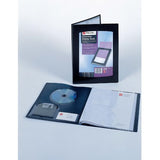 Rexel Clearview A5 Display Book 24-Pocket Black