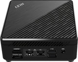 MSI Cubi N ADL S Intel N100 Desktop PC, NUC, SFF, Mini Computer, HTPC, (4GB RAM, 128GB SSD, Windows 11 PRO), Fanless/UHD Graphics/Type C/HDMI/DisplayPort/Dual LAN/WiFi 5/BT 5.1/VESA