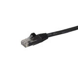 StarTech.com 10m CAT6 Ethernet Cable - Black CAT 6 Gigabit Ethernet Wire -650MHz 100W PoE RJ45 UTP Network/Patch Cord Snagless w/Strain Relief Fluke Tested/Wiring is UL Certified/TIA