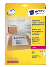 Avery L7997-25 printer label White