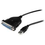 StarTech.com 6 ft USB to DB25 Parallel Printer Adapter Cable - M/F