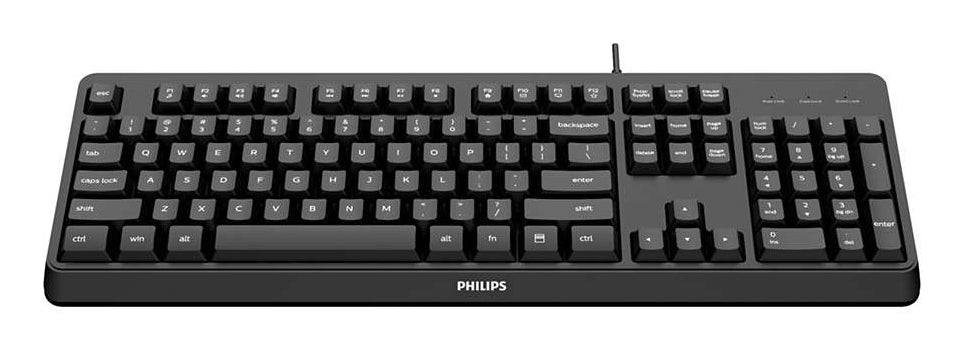 Philips 2000 series SPK6207BL/40 keyboard Universal USB QWERTY English Black