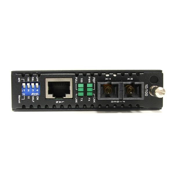 StarTech.com 10/100 Mbps Multi Mode Fiber Media Converter SC 2 km