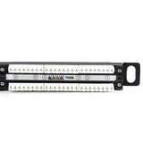 StarTech.com 24 Port 0.5U Cat5e Patch Panel - RJ45 Ethernet Rackmount Cat 5e 110 Patch Panel