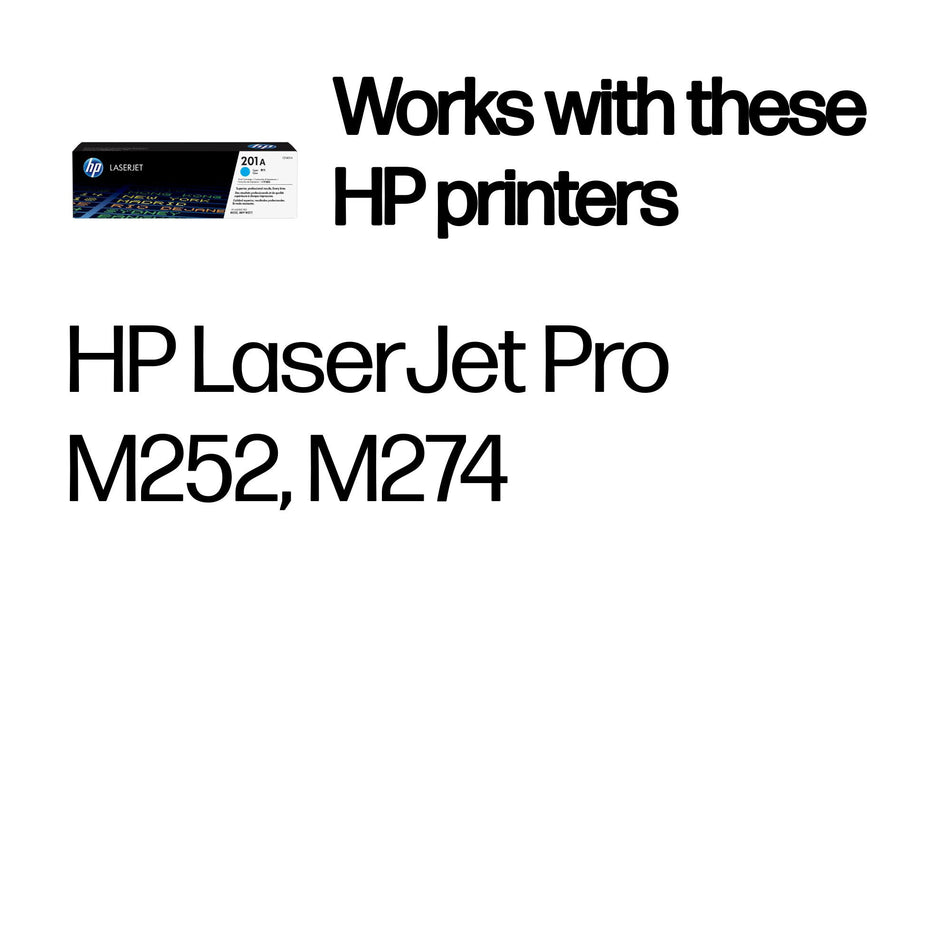 HP 201A Cyan Original LaserJet Toner Cartridge