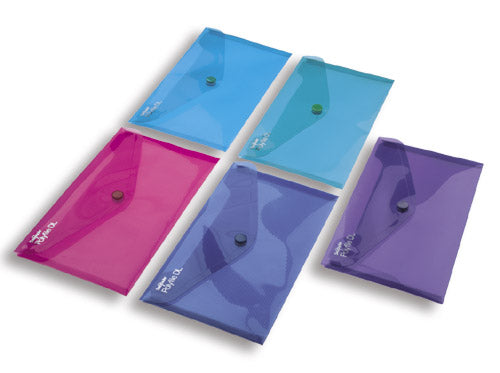 Snopake Polyfile Electra - Assorted Colour Packs - A4 Plus (foolscap) Electra Asst Polypropylene (PP)