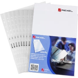 Rexel Budget Embossed Top Opening Pockets (100)