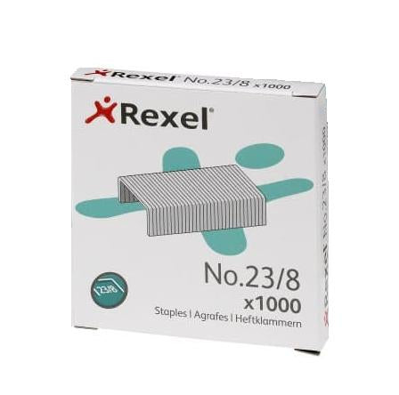 Rexel No. 23/8 Staples (1000)