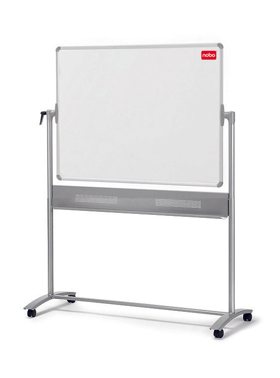 Nobo Steel Magnetic Mobile Board Horizontal Pivot 1200x900mm