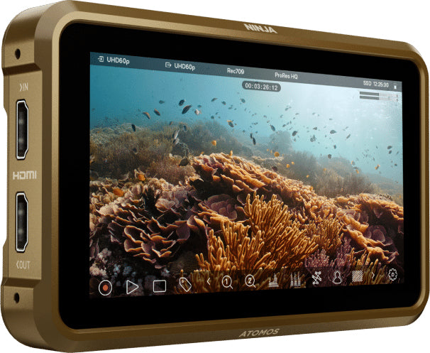 Atomos Ninja 13.2 cm (5.2") Brown 1920 x 1080 pixels Touchscreen