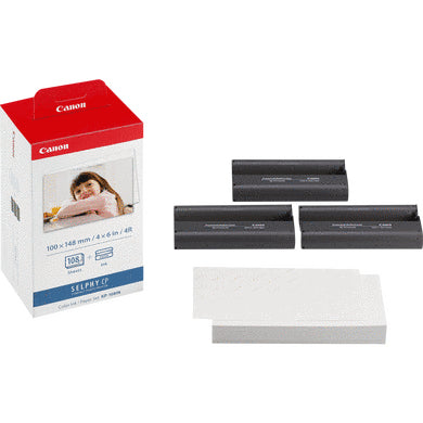 Canon 3115B001/KP-108IN Photo cartridge + Paper 10x15 cm, 3x36 pages Pack=3 for Canon CP 100/1000/820/900