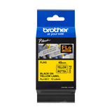 Brother FLE-6511 DirectLabel Label yellow 45mm x 21mm Pack=72