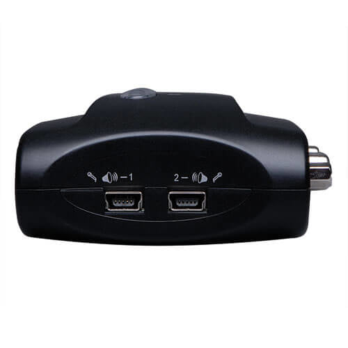 Tripp Lite B004-VUA2-K-R 2-Port Compact USB KVM Switch with Audio and Cable