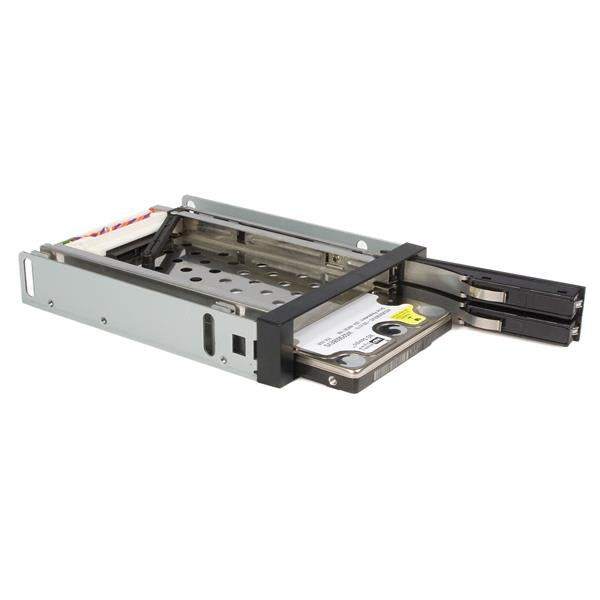 StarTech.com 2 Drive 2.5in Trayless Hot Swap SATA Mobile Rack Backplane