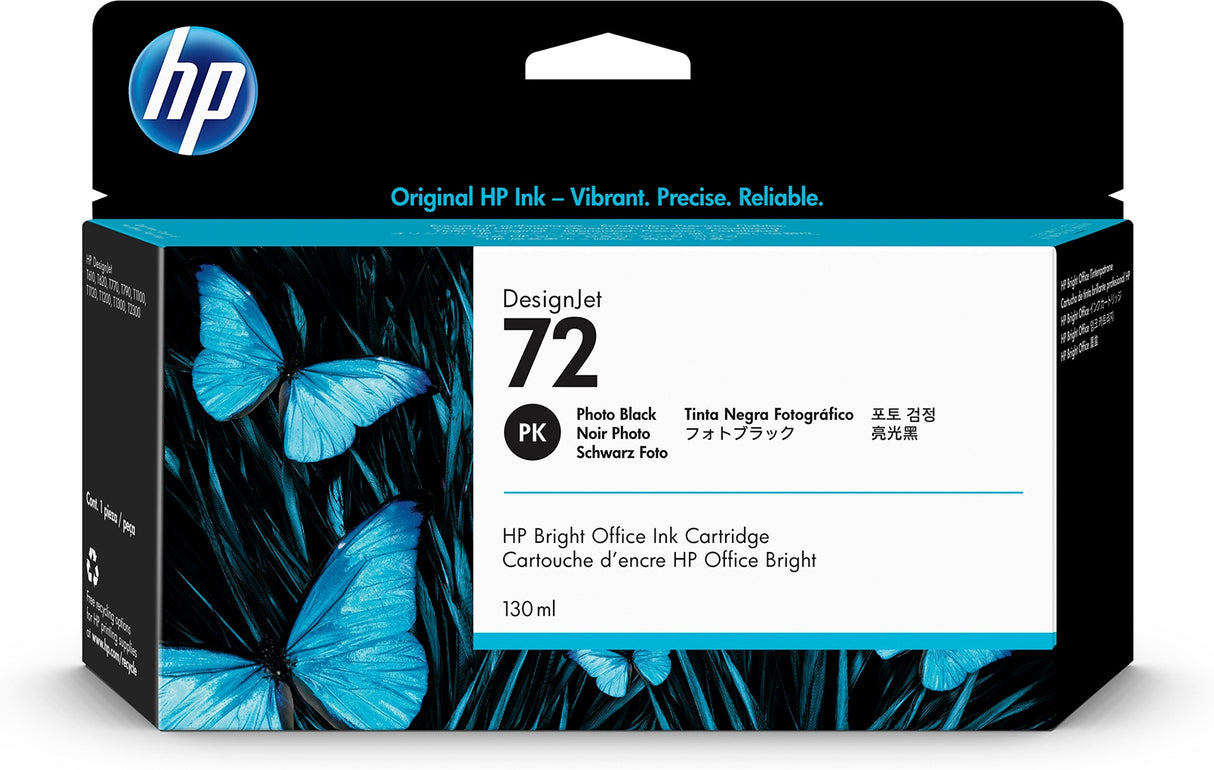 HP C9370A/72 Ink cartridge foto black 130ml for HP DesignJet T 1100/1200/1300/620