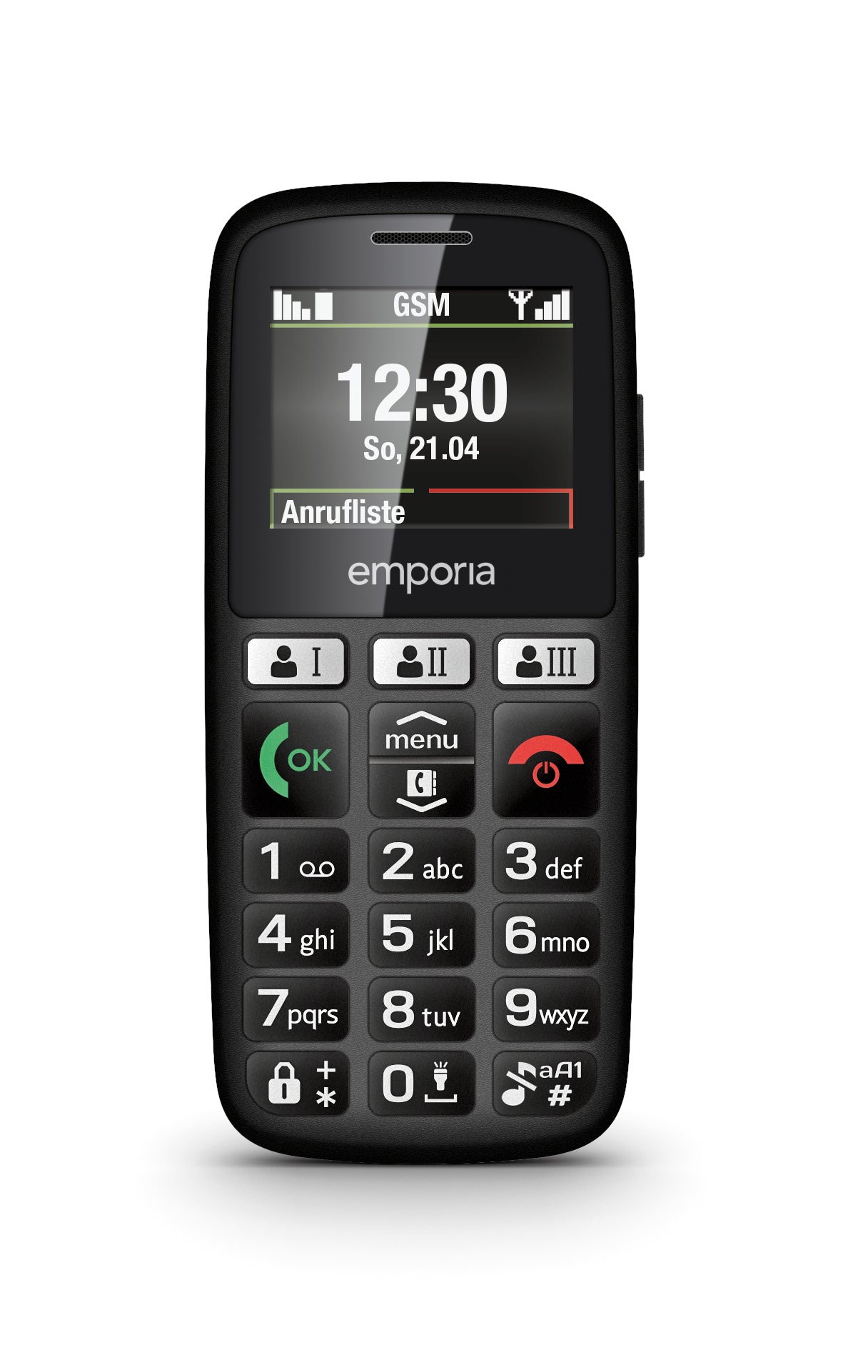 Emporia emporiaHAPPY 70 g Black Entry-level phone