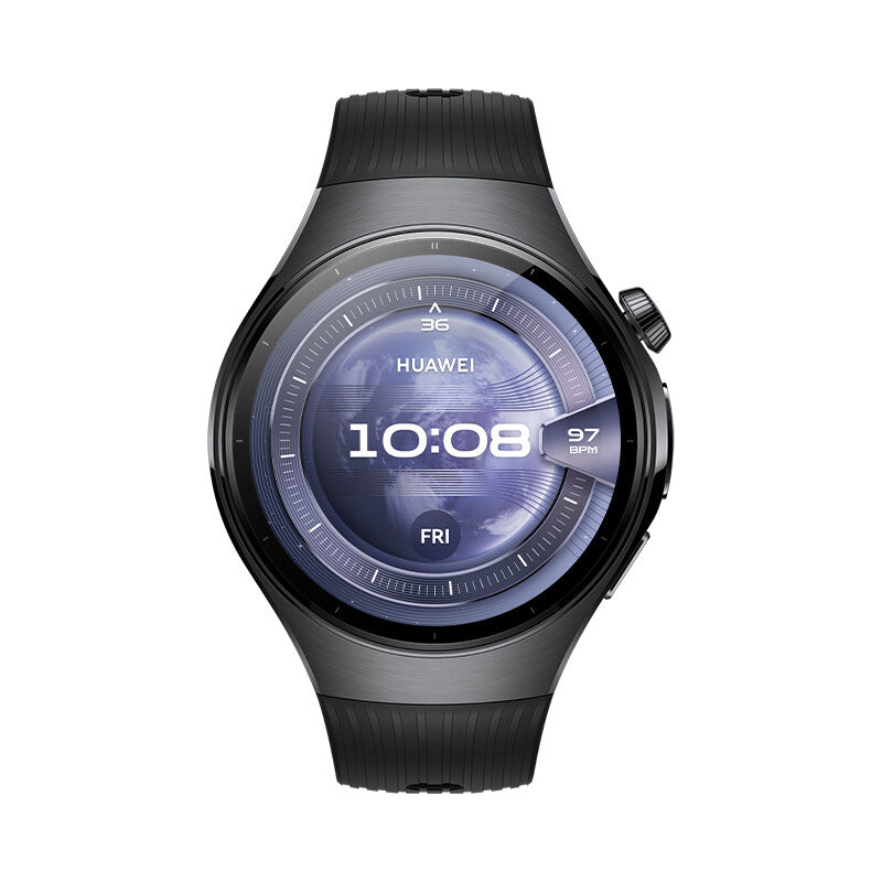 Huawei WATCH 5 3.81 cm (1.5") AMOLED 46 mm Digital 466 x 466 pixels Touchscreen Black Wi-Fi GPS (satellite)