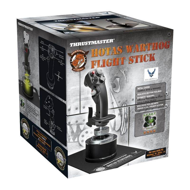 Thrustmaster HOTAS Warthog Flight Stick Black USB 2.0 Joystick PC