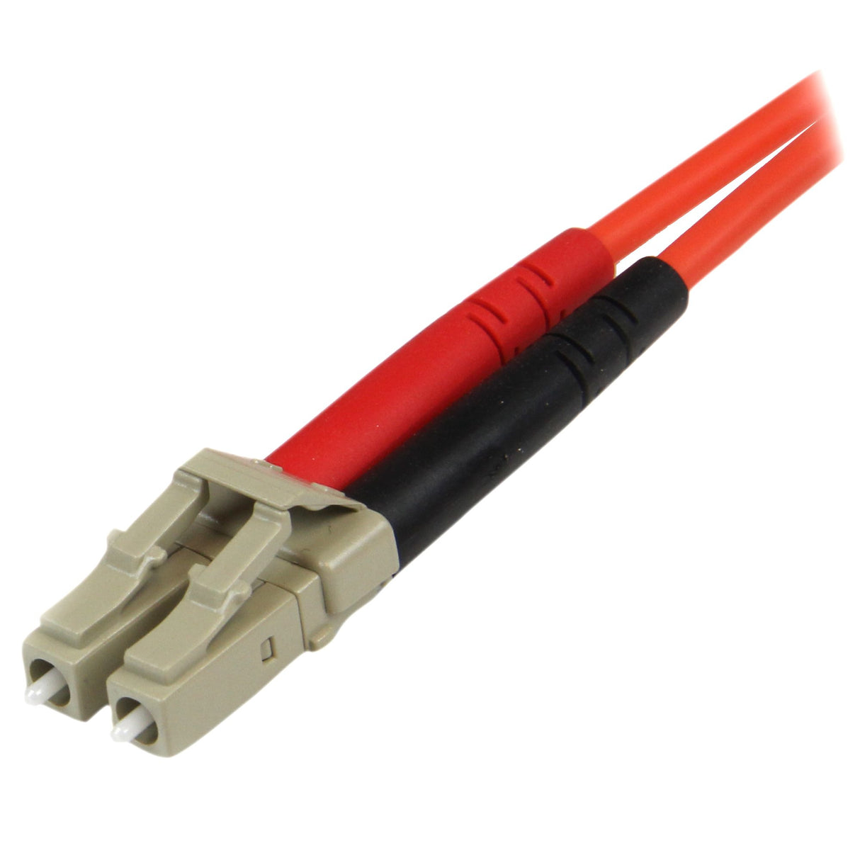 StarTech.com 1m Fiber Optic Cable - Multimode Duplex 50/125 - LSZH Fiber Jumper Cord - LC/ST