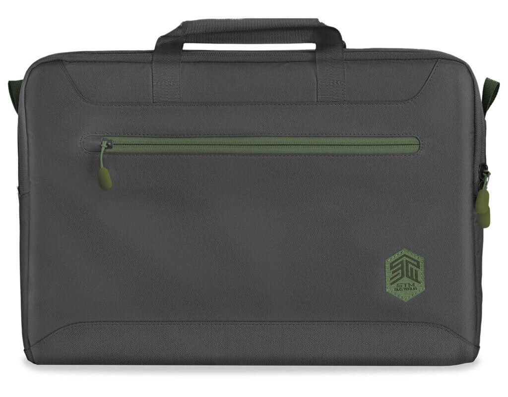 STM STM-117-393P-01 laptop case 40.6 cm (16") Briefcase Black, Green