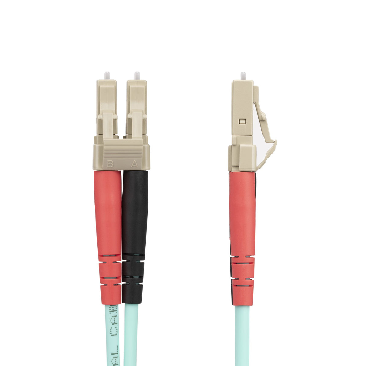 StarTech.com 25m (82ft) LC/UPC to LC/UPC OM4 Multimode Fiber Optic Cable, 50/125µm LOMMF/VCSEL Zipcord Fiber, 100G, Low Insertion Loss - LSZH Fiber Jumper Cord