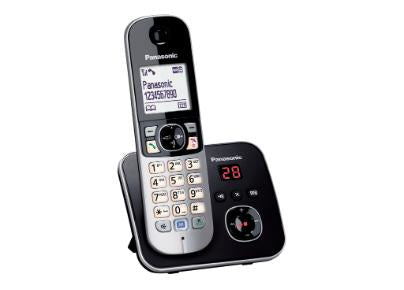 Panasonic KX-TG6821EB telephone DECT telephone Caller ID Black, Silver