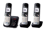 Panasonic KX-TG6823 DECT telephone Caller ID Black, Silver