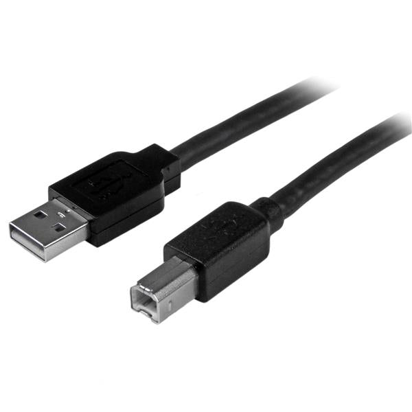 StarTech.com 15m / 50 ft Active USB 2.0 A to B Cable - M/M