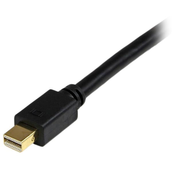 StarTech.com 10ft (3m) Mini DisplayPort to DVI Cable - Mini DP to DVI Adapter Cable - 1080p Video - Passive mDP 1.2 to DVI-D Single Link - mDP or Thunderbolt 1/2 Mac/PC to DVI Monitor