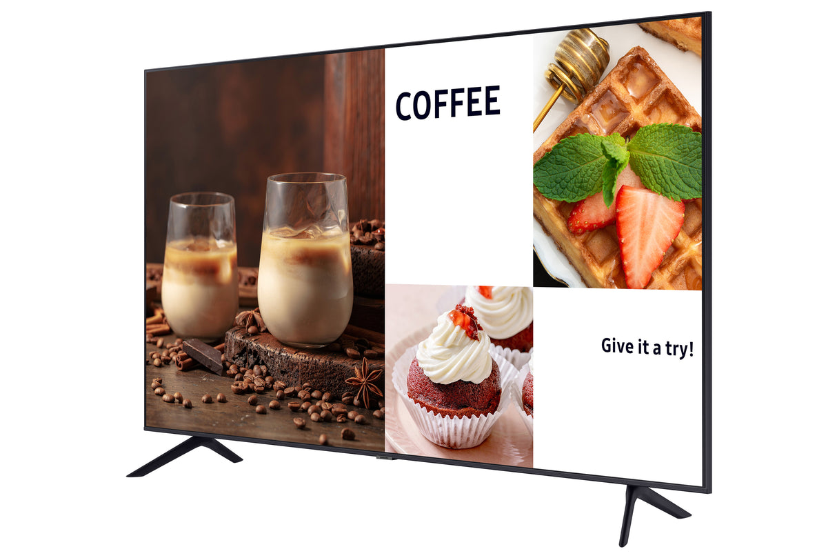 Samsung BEC-H BE50C-H Digital signage flat panel 127 cm (50") LED Wi-Fi 4K Ultra HD Black Built-in processor Tizen 16/7