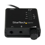 StarTech.com USB Stereo Audio Adapter External Sound Card with SPDIF Digital Audio and Stereo Mic