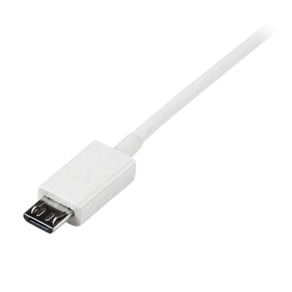 StarTech.com 1m White Micro USB Cable - A to Micro B