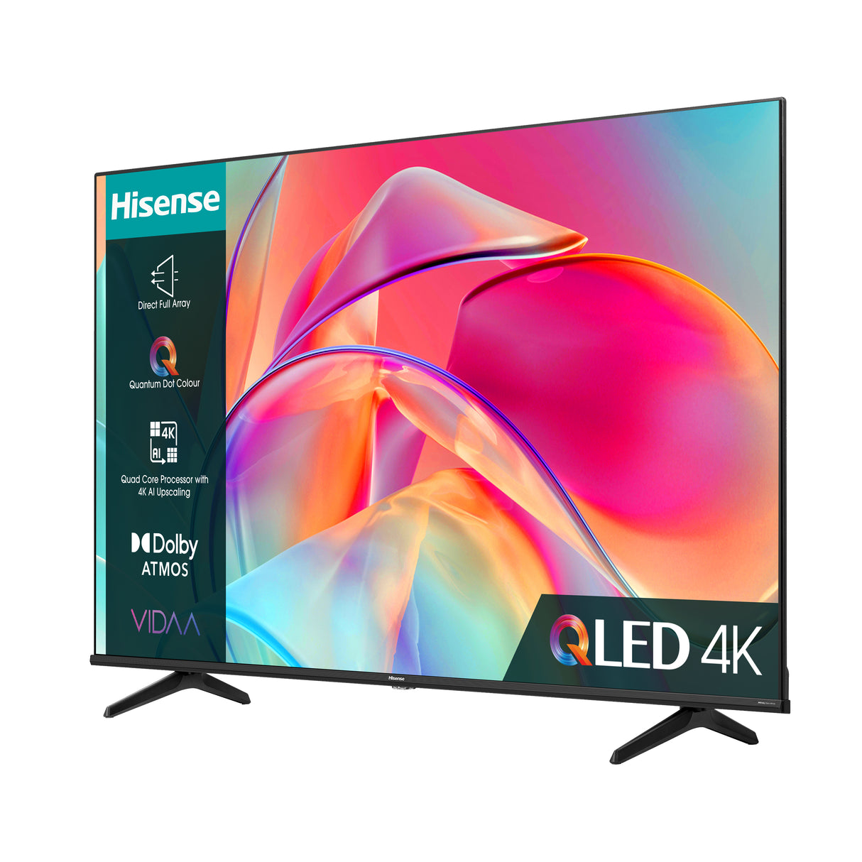 Hisense 75e7kqtuk 190.5 cm (75") 4K Ultra HD Smart TV Wi-Fi Black 300 cd/m²