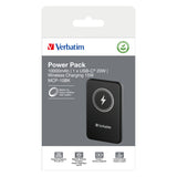 Verbatim Charge 'n' Go Magnetic Wireless Power Bank 10000mAh Black