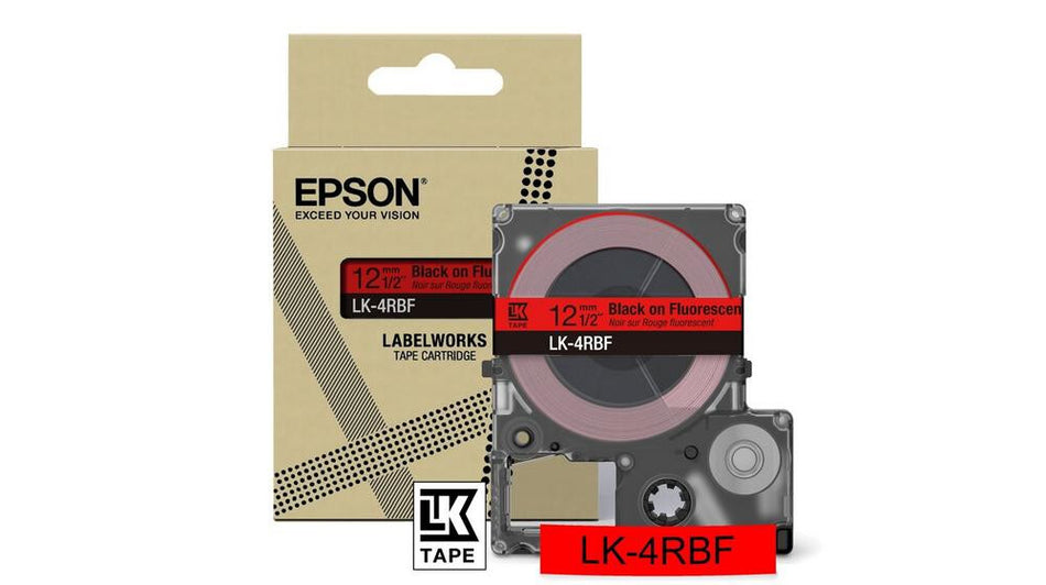 Epson LK-4RBF Black, Red