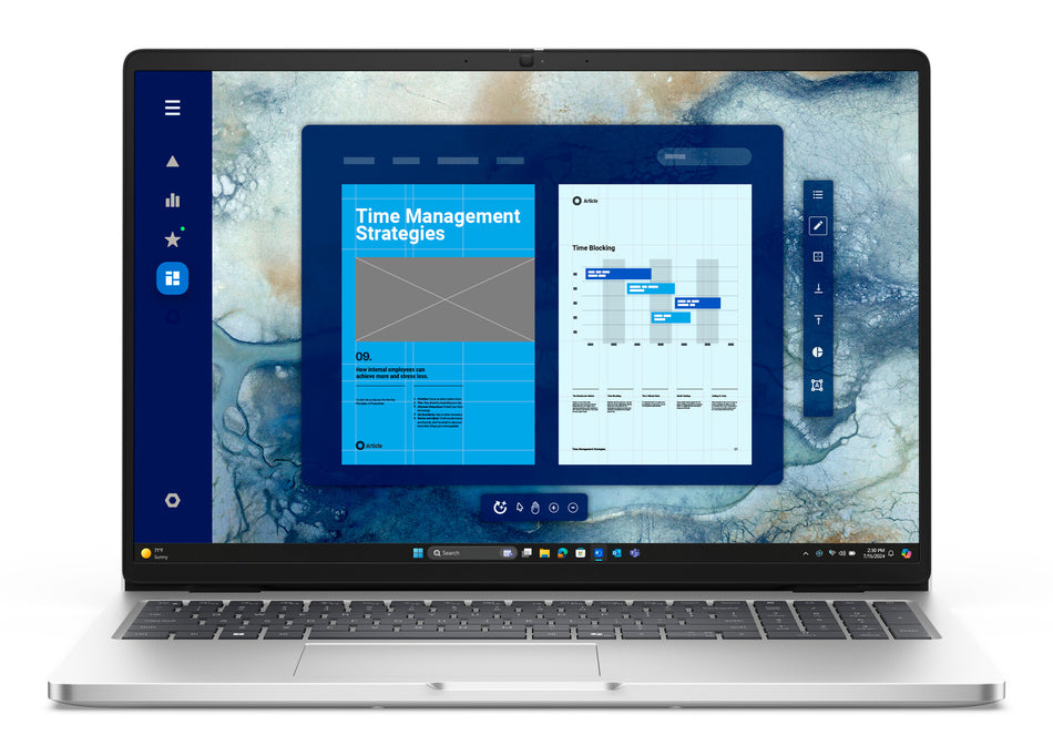 DELL Pro 16 PC16250 Intel Core Ultra 5 235U Laptop 40.6 cm (16") Full HD+ 16 GB DDR5-SDRAM 512 GB SSD Wi-Fi 6E (802.11ax) Windows 11 Pro UK English Platinum, Silver