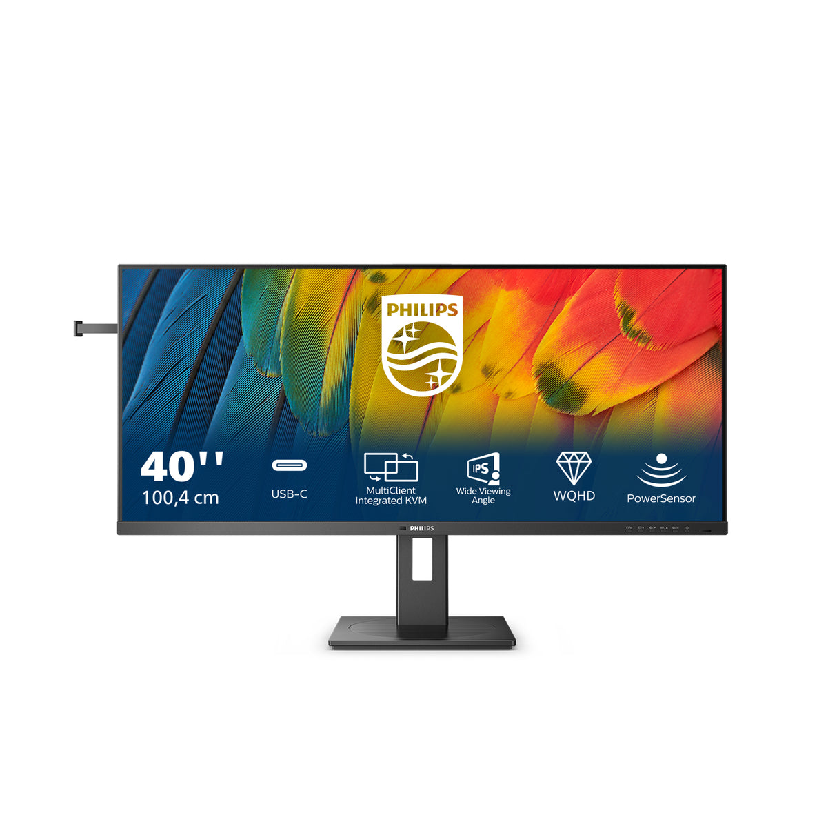 Philips 5000 series 40B1U5600/00 computer monitor 101.6 cm (40") 3440 x 1440 pixels Wide Quad HD LCD Black